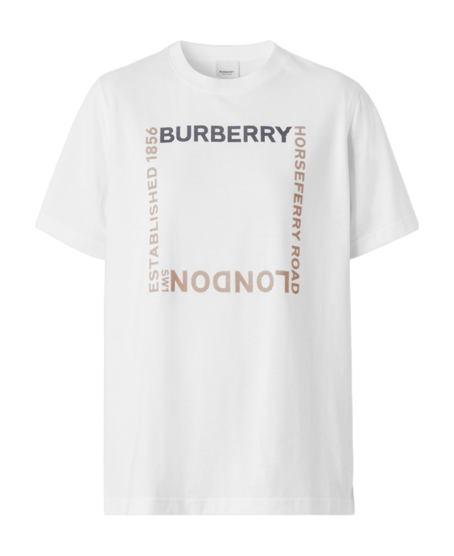 Burberry Horseferry-print Short-sleeved T-shirt In White