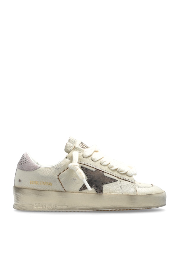Golden Goose White Multicolor Shoes Flat Shoes In White