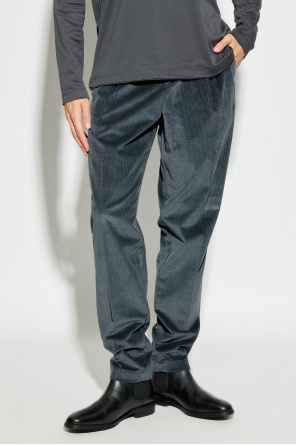 Eleventy Belt Loop Casual Pants In Black