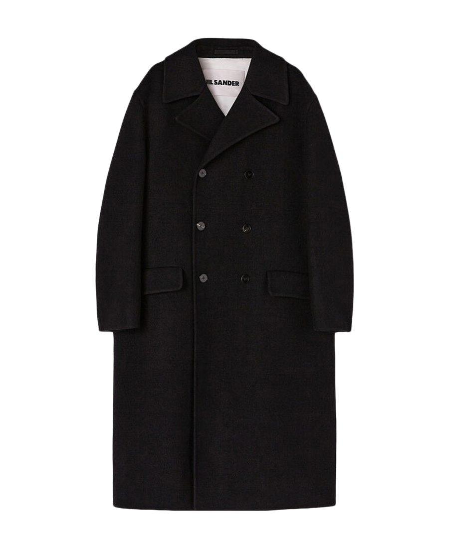 Jil Sander Coat In Black