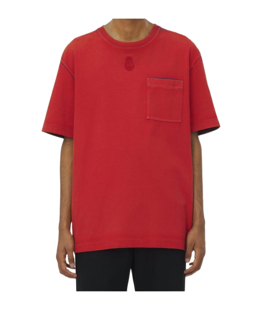 ALEXANDER MCQUEEN LOGO-EMBROIDERED T-SHIRT