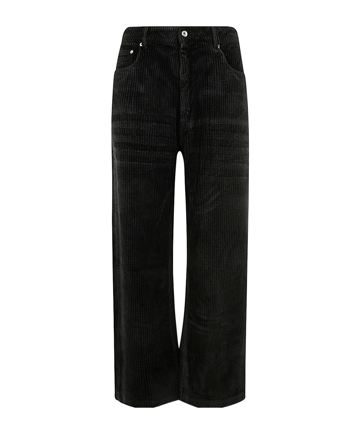 Rick Owens Drkshdw Corduroy Jeans In Black