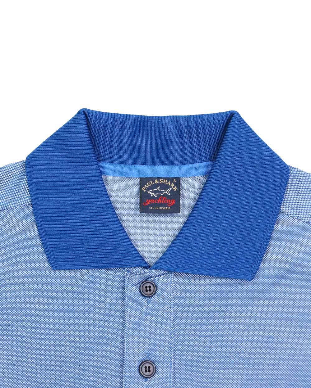 PAUL & SHARK POLO SHIRT WITH LOGO STICKER