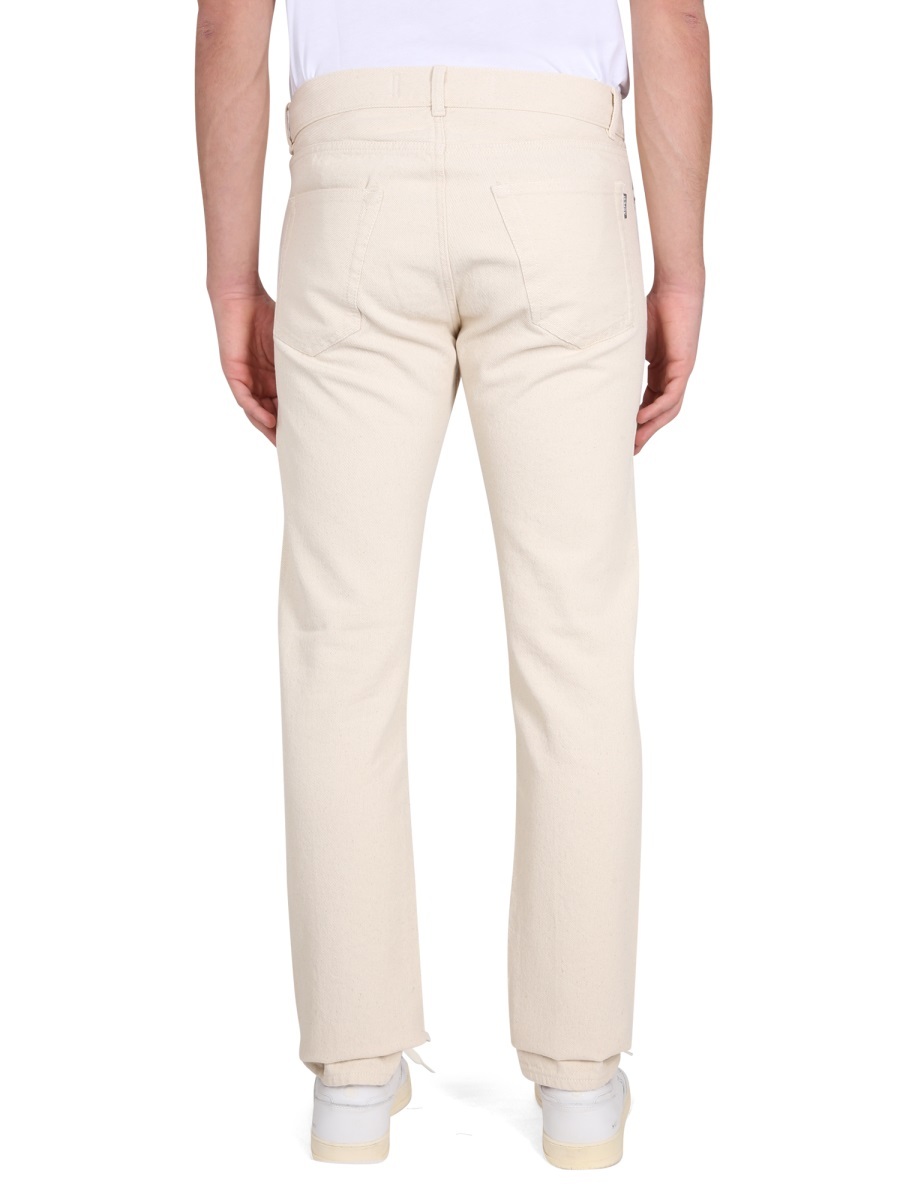 Aspesi Jeans In Denim In White