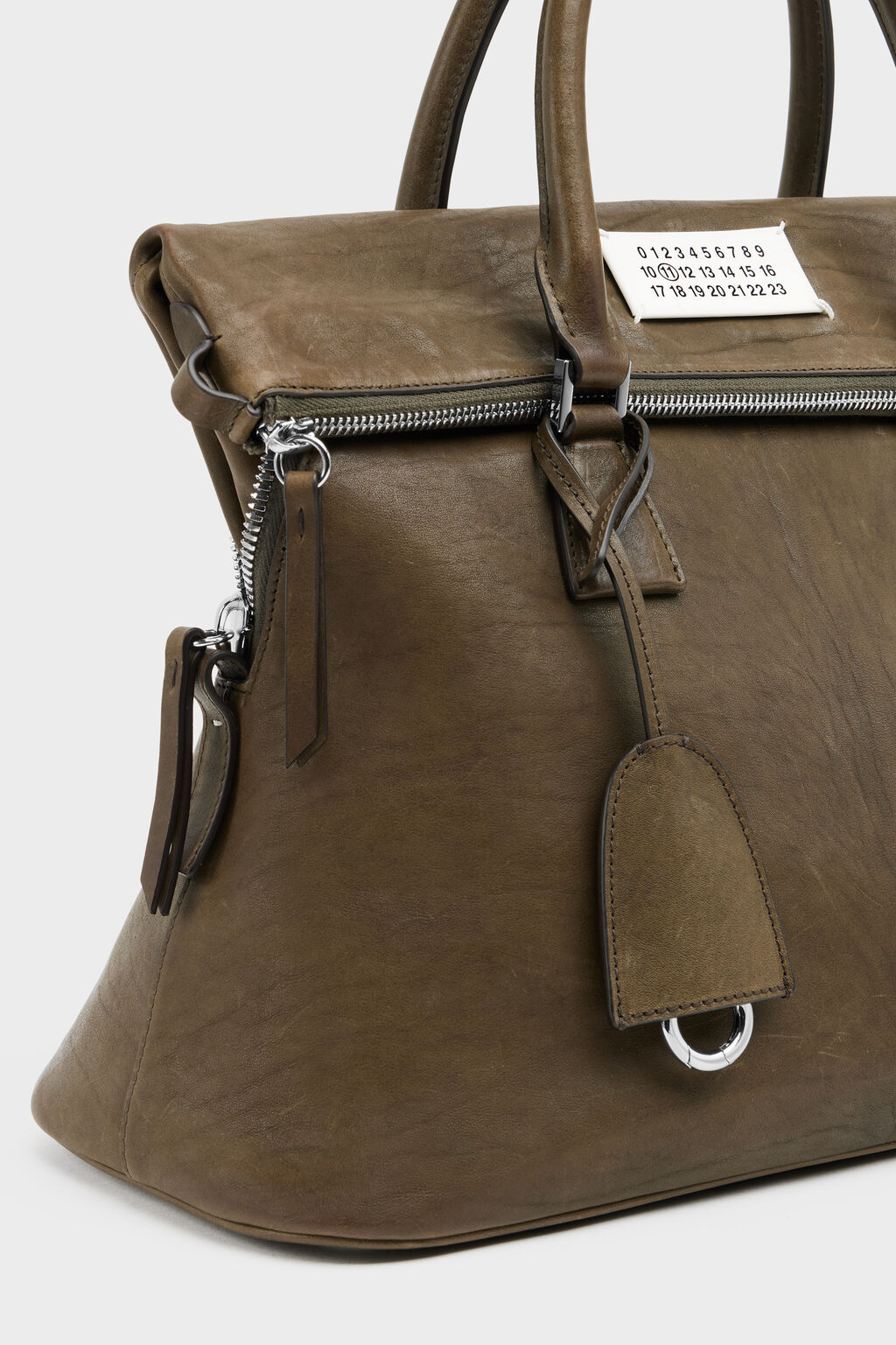 Maison Margiela 5ac Loved To Death Medium Tote Bag In Brown