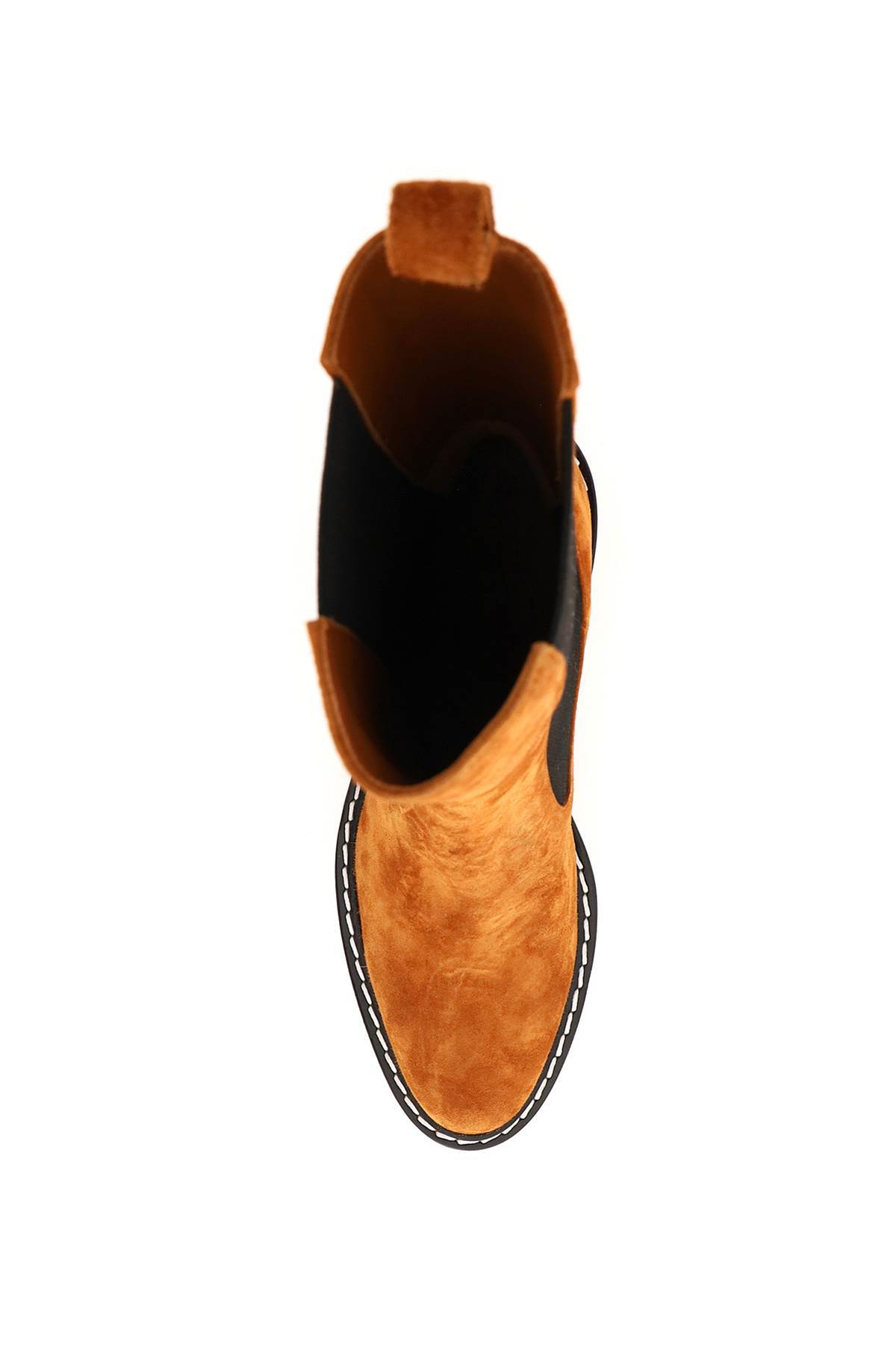 Khaite Calgary Block-heel Chelsea Booties In Black