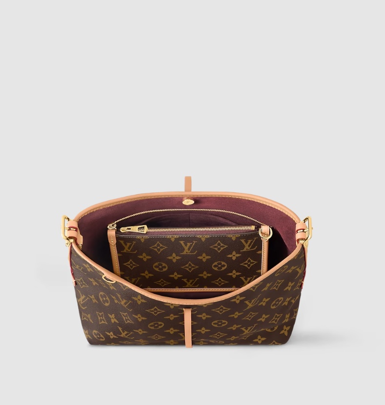 Pre-owned Louis Vuitton Small Carryall Shoulder Backpack In Brown