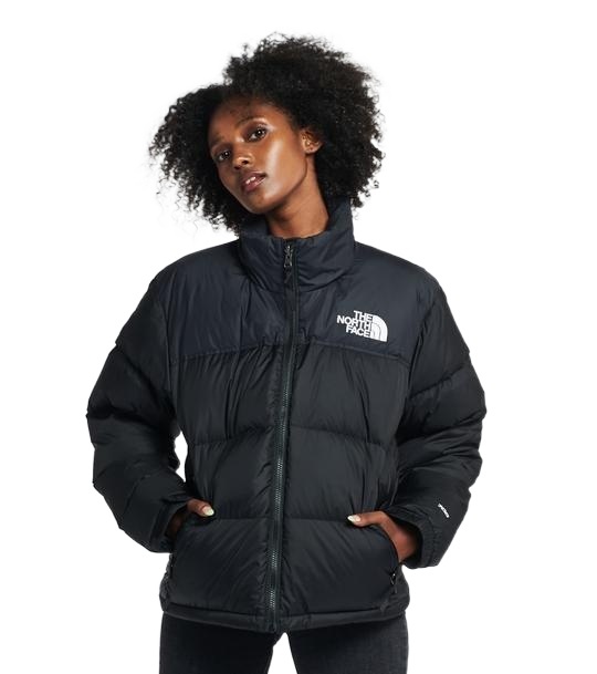 THE NORTH FACE LOGO-EMBROIDERED PADDED JACKET 