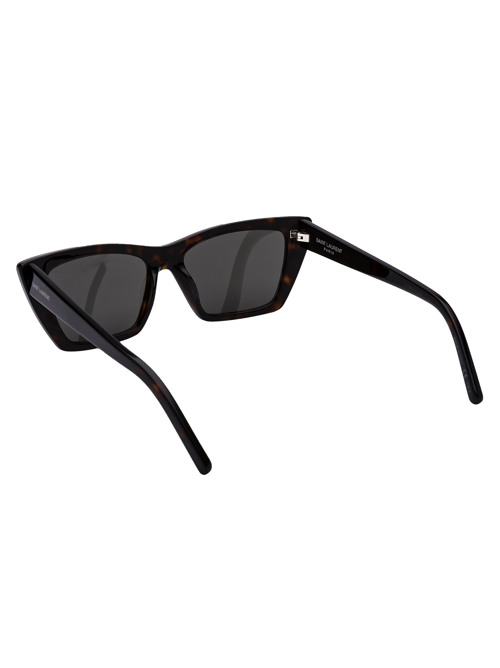 Saint Laurent Rectangular-frame Sunglasses In Black