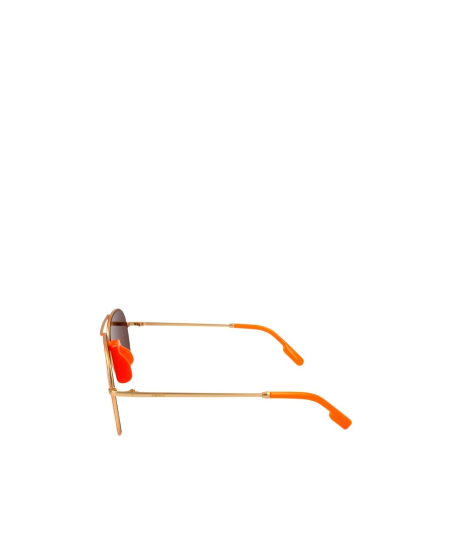 Kenzo Logo Sunglasses In Brown