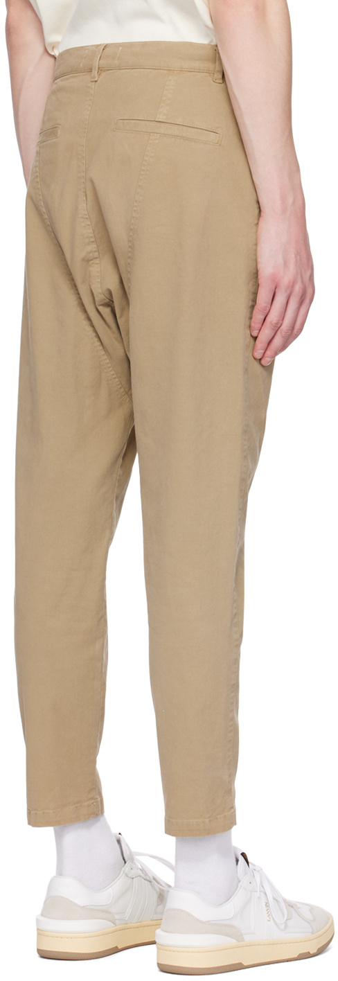Nili Lotan Khaki Paris Trousers In Nude