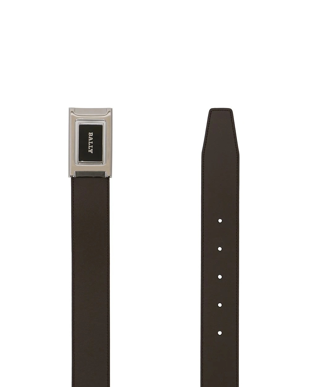 Bally Logo Belt In Brown