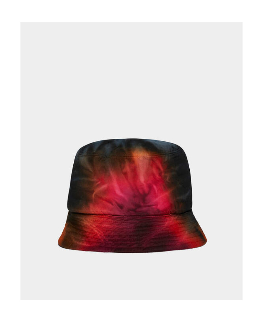 Dsquared2 Tie-dye Embroidered-logo Bucket Hat In Black