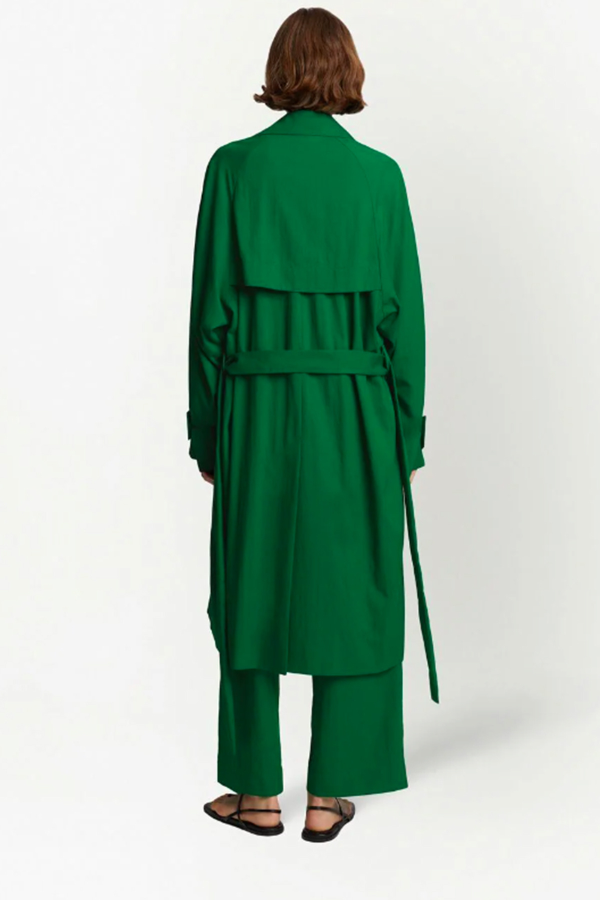 Shop Proenza Schouler Belted-waist Trench-coat