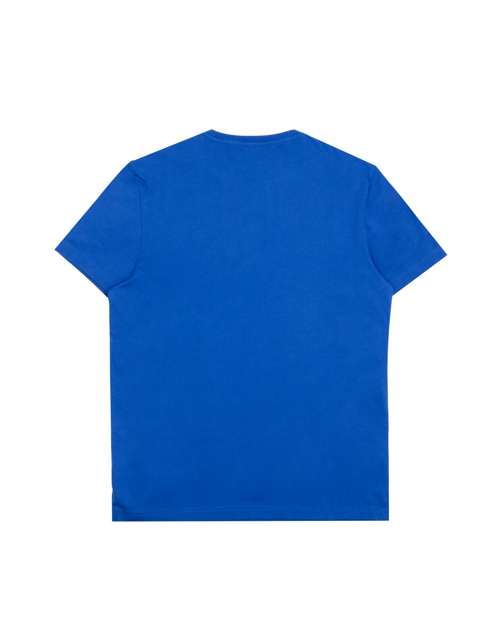 Ea7 Logo Printed Round Collar T-shirt In Blue