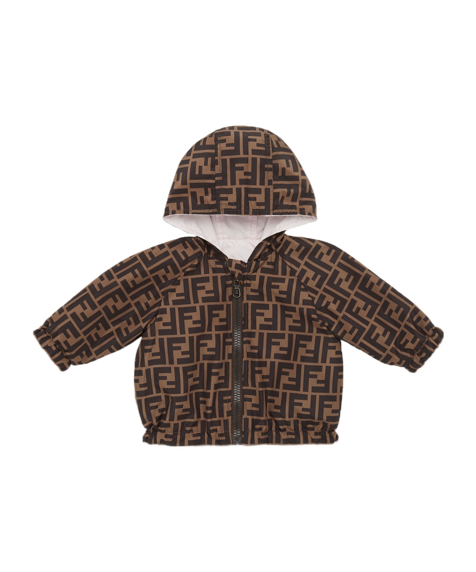 Fendi Long-sleeved Double-sided Jacket In Pink