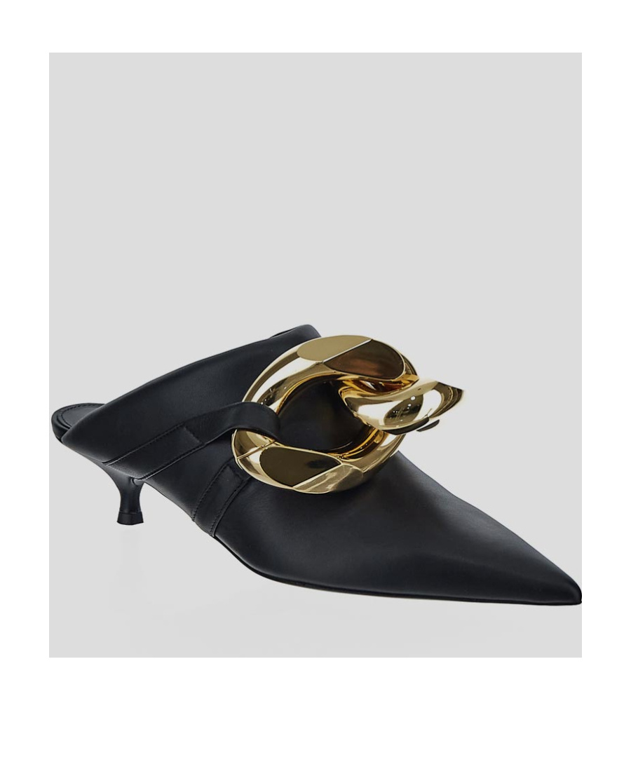 Jw Anderson Muller Low Heels In Black