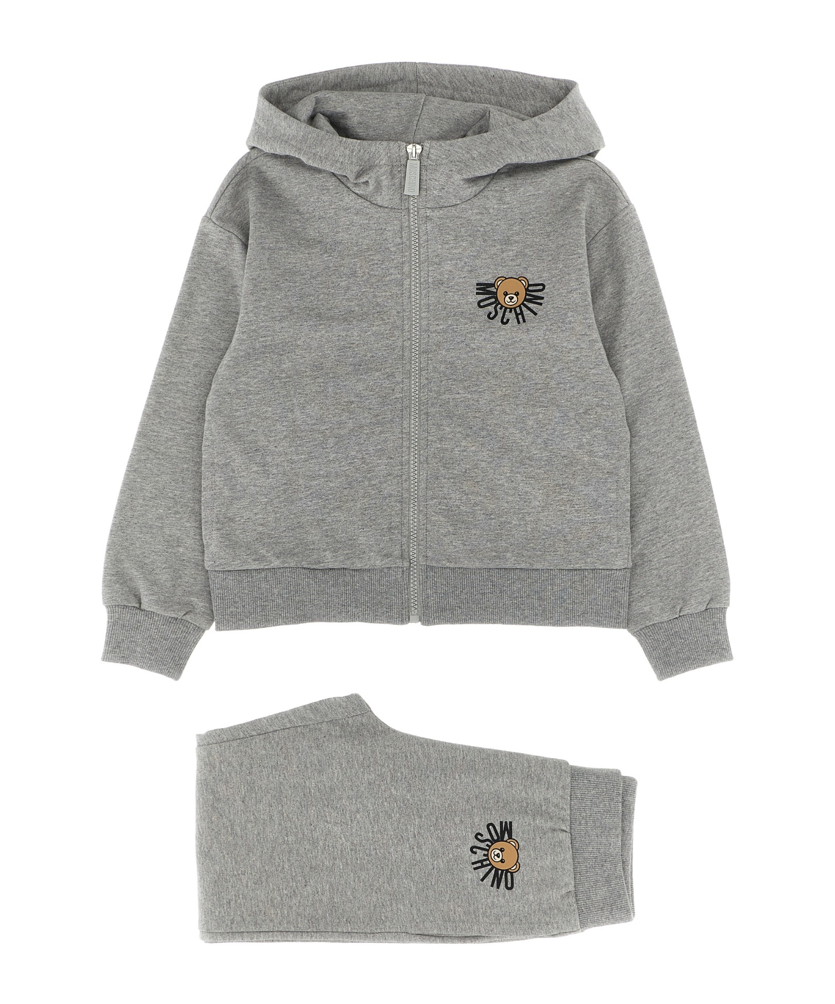 Moschino ' Teddy Bear' Sweatshirt Joggers Set In Gray