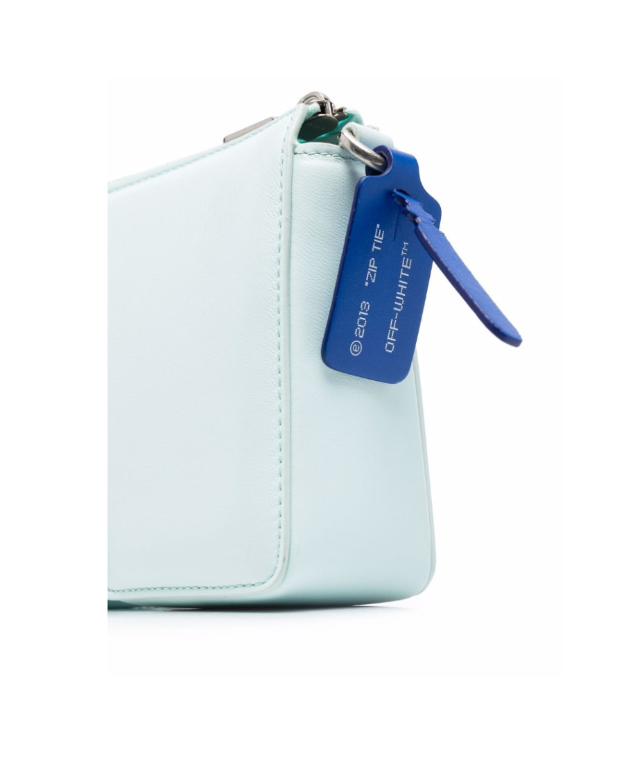 Off-white Burrow-20 Leather Shoulder Bag In White