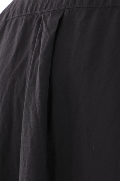COMME DES GARÇONS COMME DES GARÇONS SHIRT BUTTONED CURVED HEM TOP 