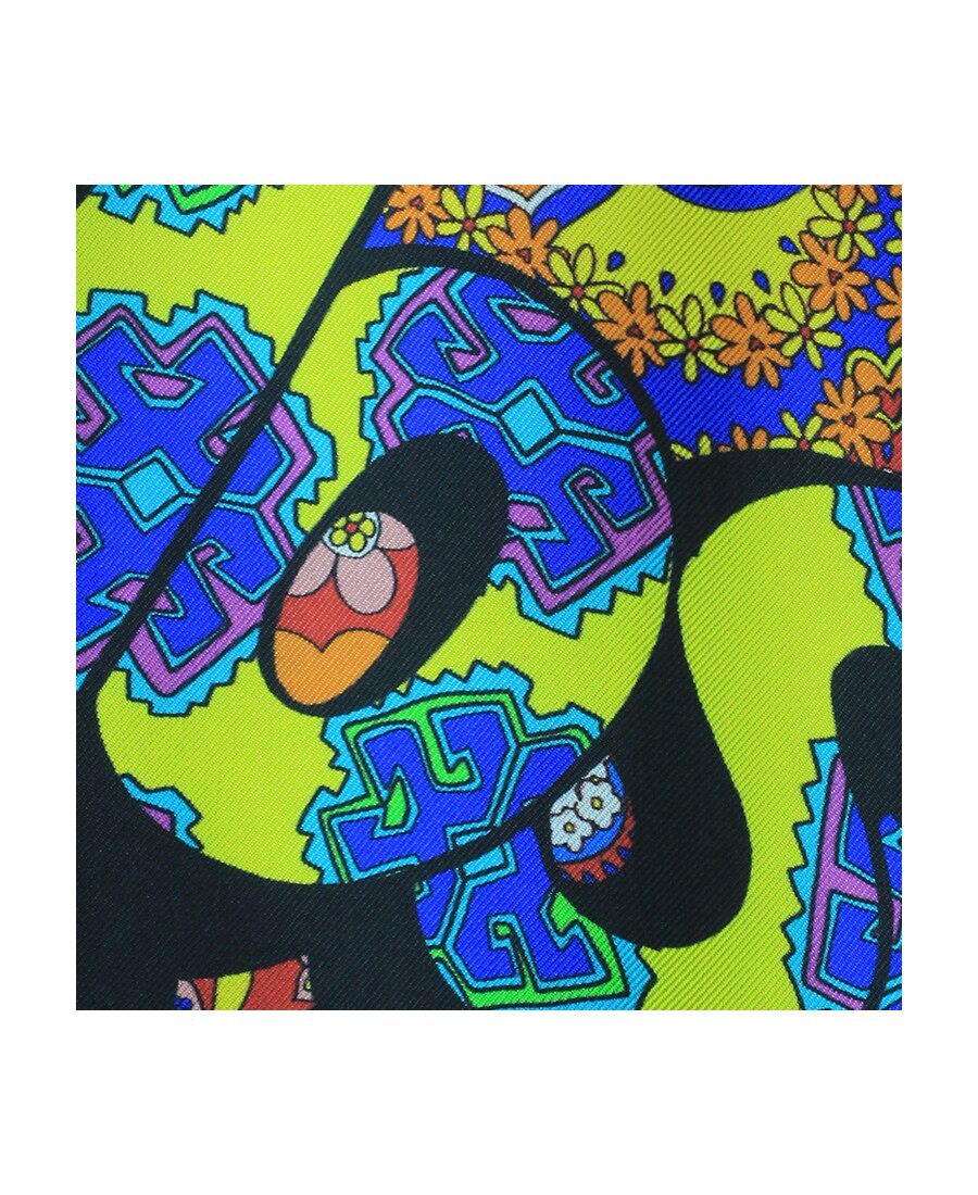 Moschino Printed Loose Dress In Multicolor