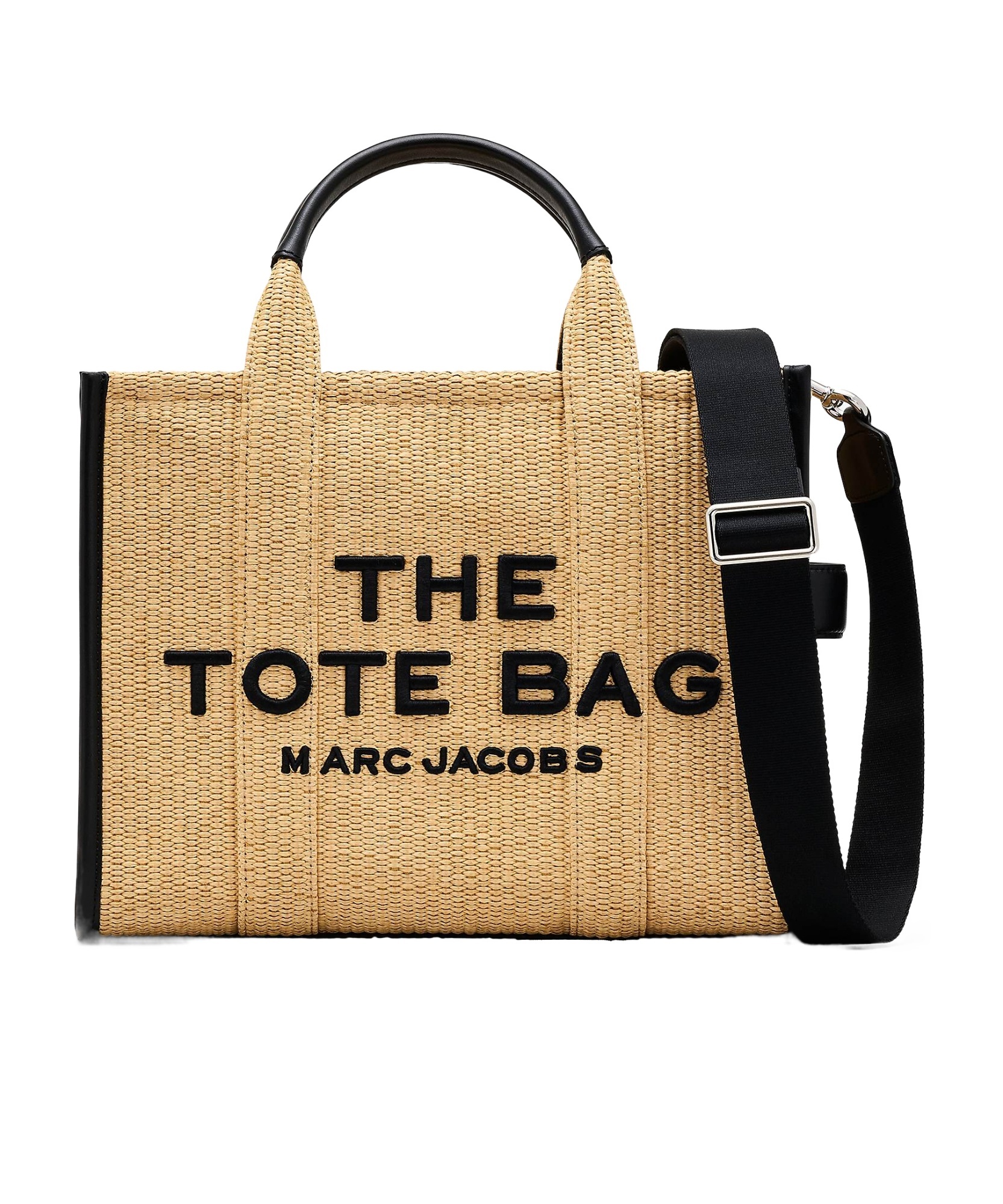 Marc Jacobs The Medium Woven Top Handle Bag In Nude