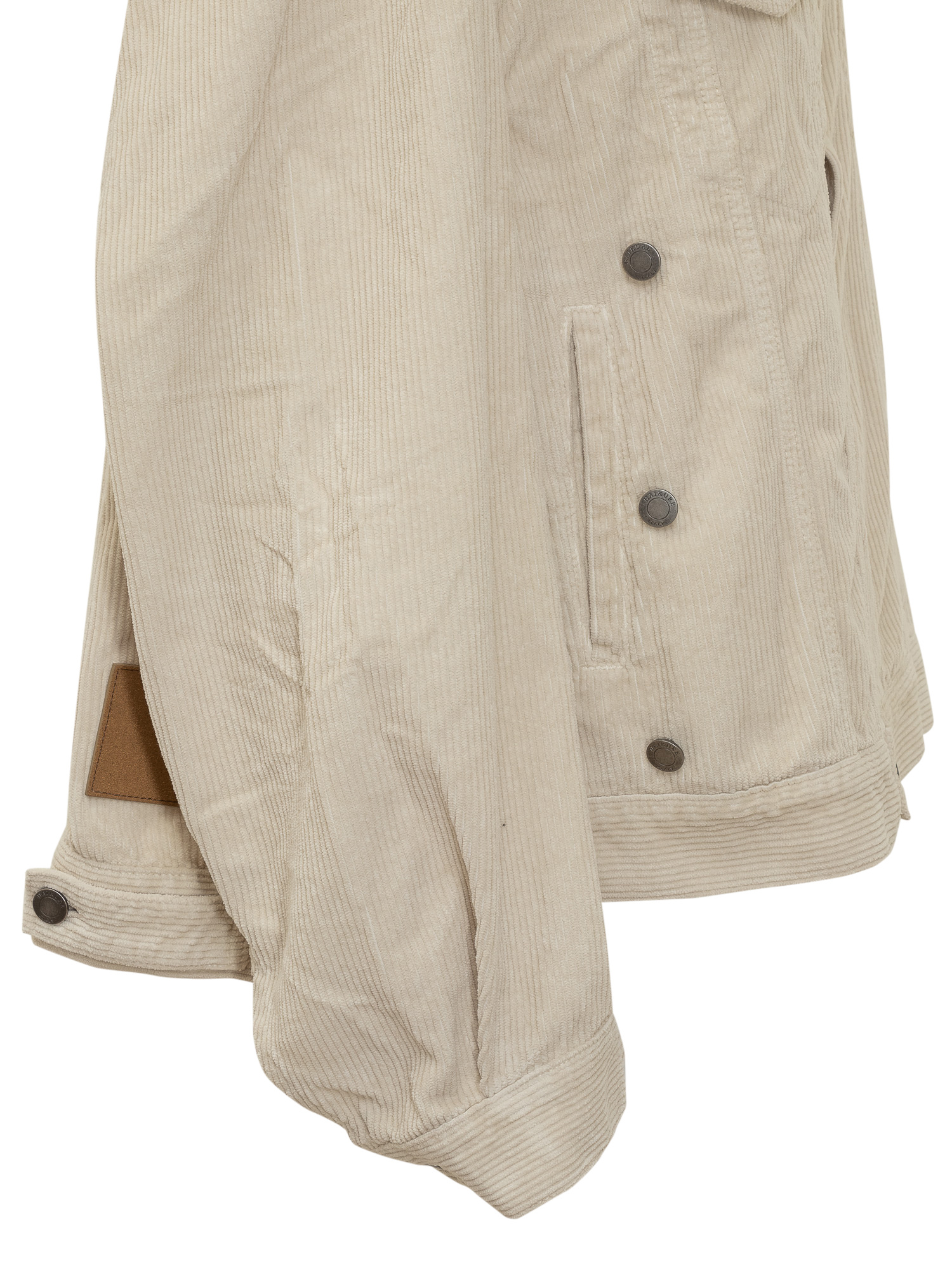 Haikure Button Casual Jacket In Neutral