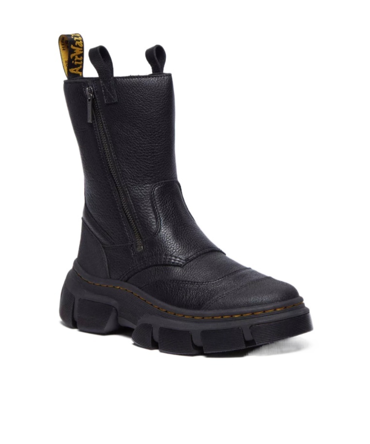 Dr. Martens' Zippered Short Boots In Black