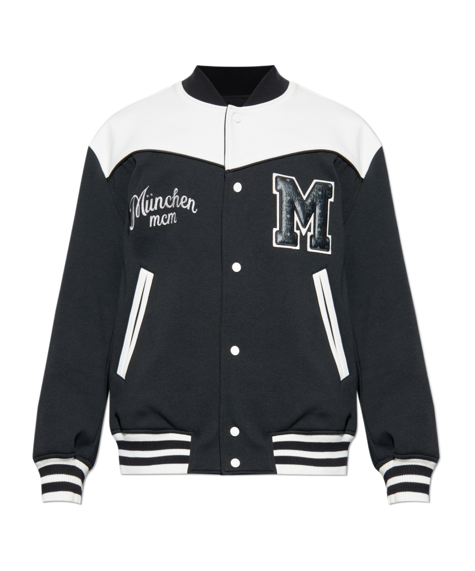 Mcm München Ponte Varsity Bomber Jacket In Multi