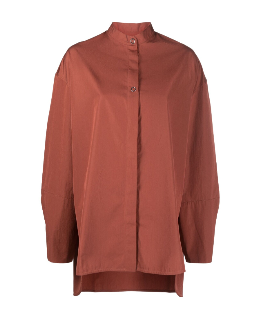 Studio Nicholson Cotton Long-sleeve Shirt In Brown