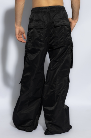 Rick Owens Drkshdw Belas Wide-leg Trousers In Black