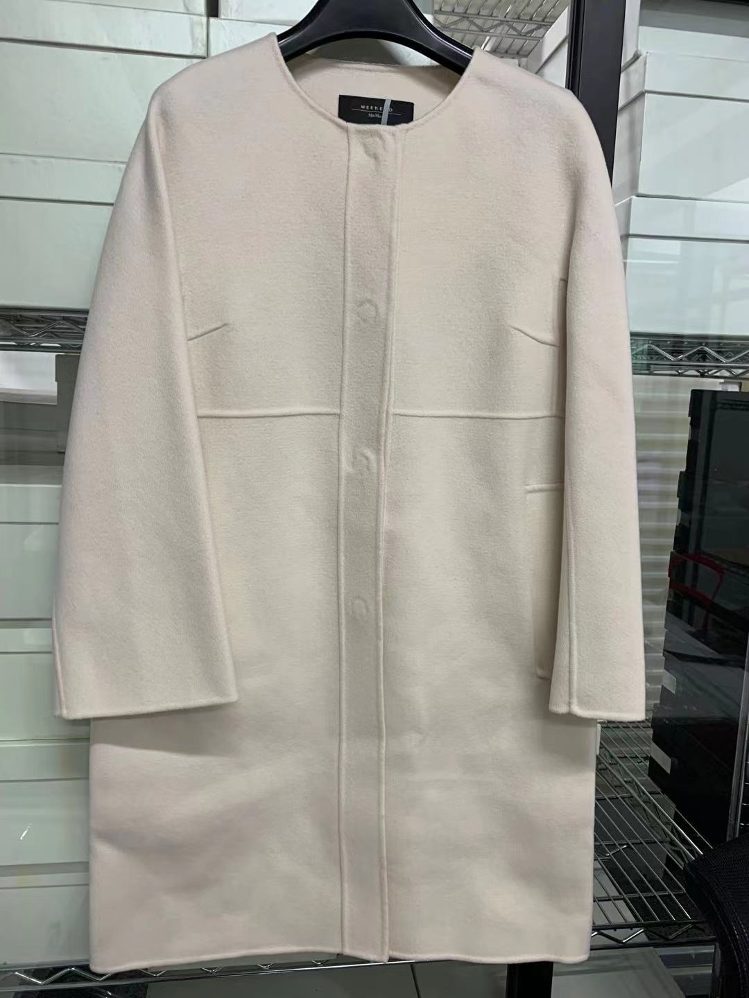 WEEKEND MAX MARA ROUND-NECKED COAT