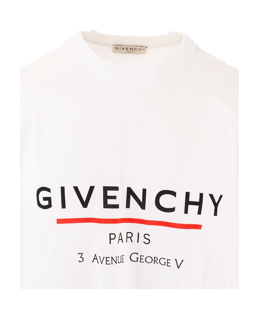 Givenchy Logo Print T-shirt In White
