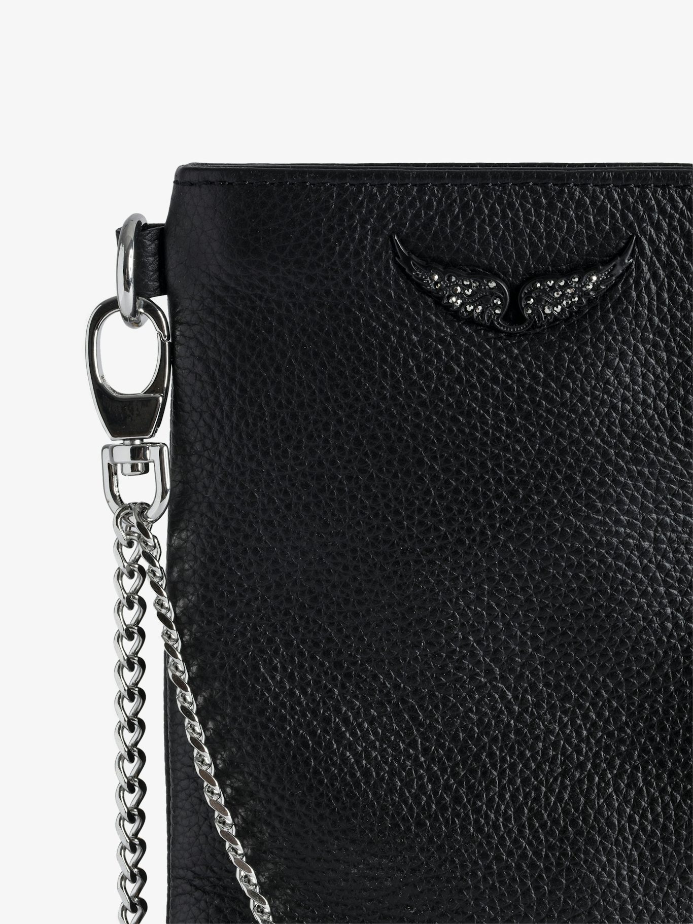 Zadig & Voltaire Rectangular Shoulder Bag In Black