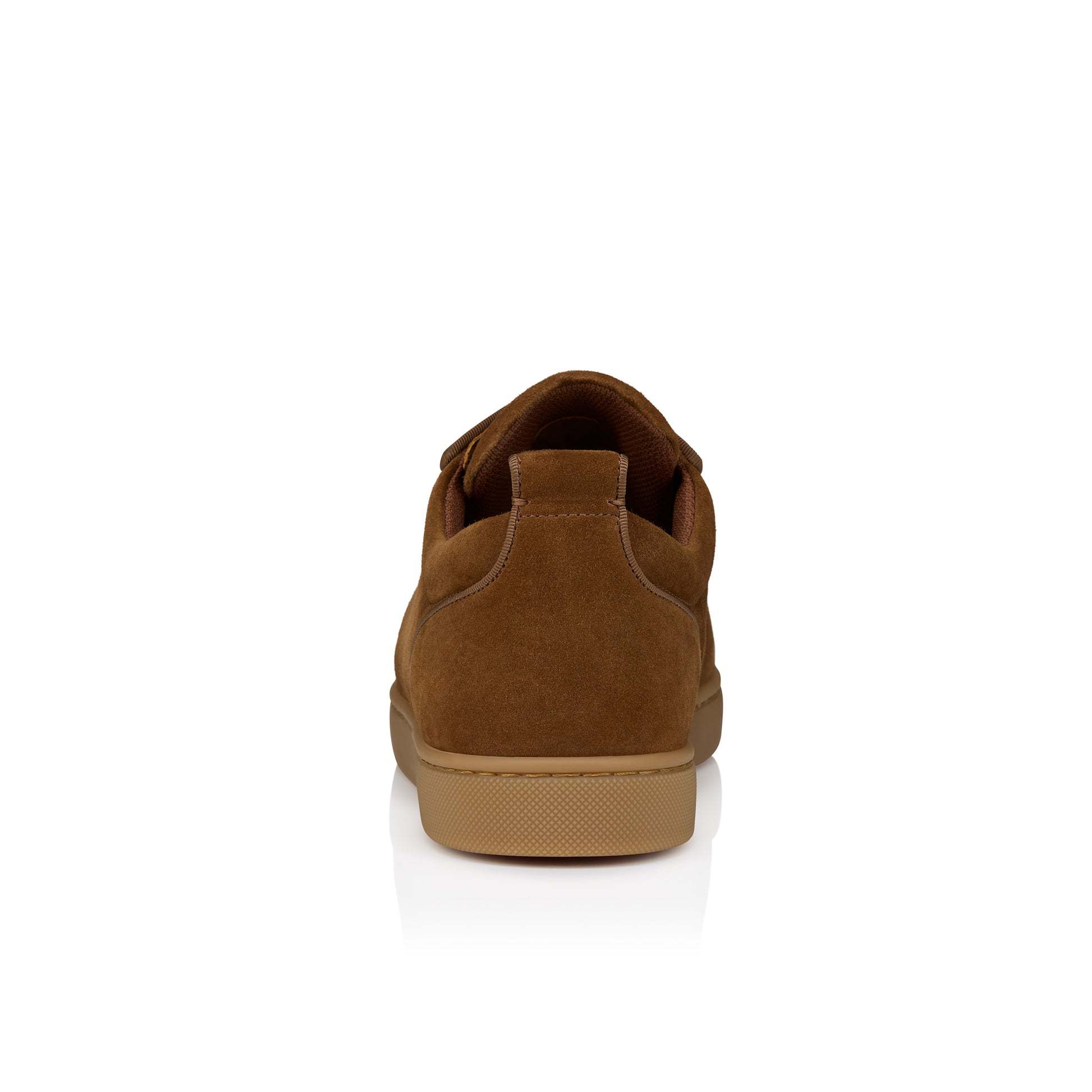 Christian Louboutin Louis Junior Orlato Sude Sneakers In Brown