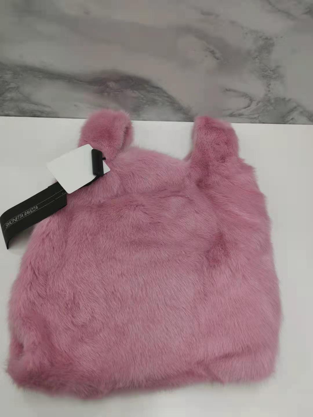 Simonetta Ravizza Furrh1 Heart-shaped Pattern Handbag In Pink