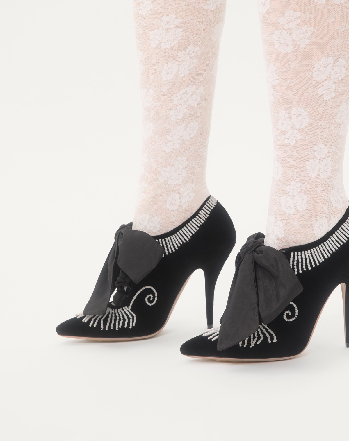 Valentino Pointed High Heels In Multi