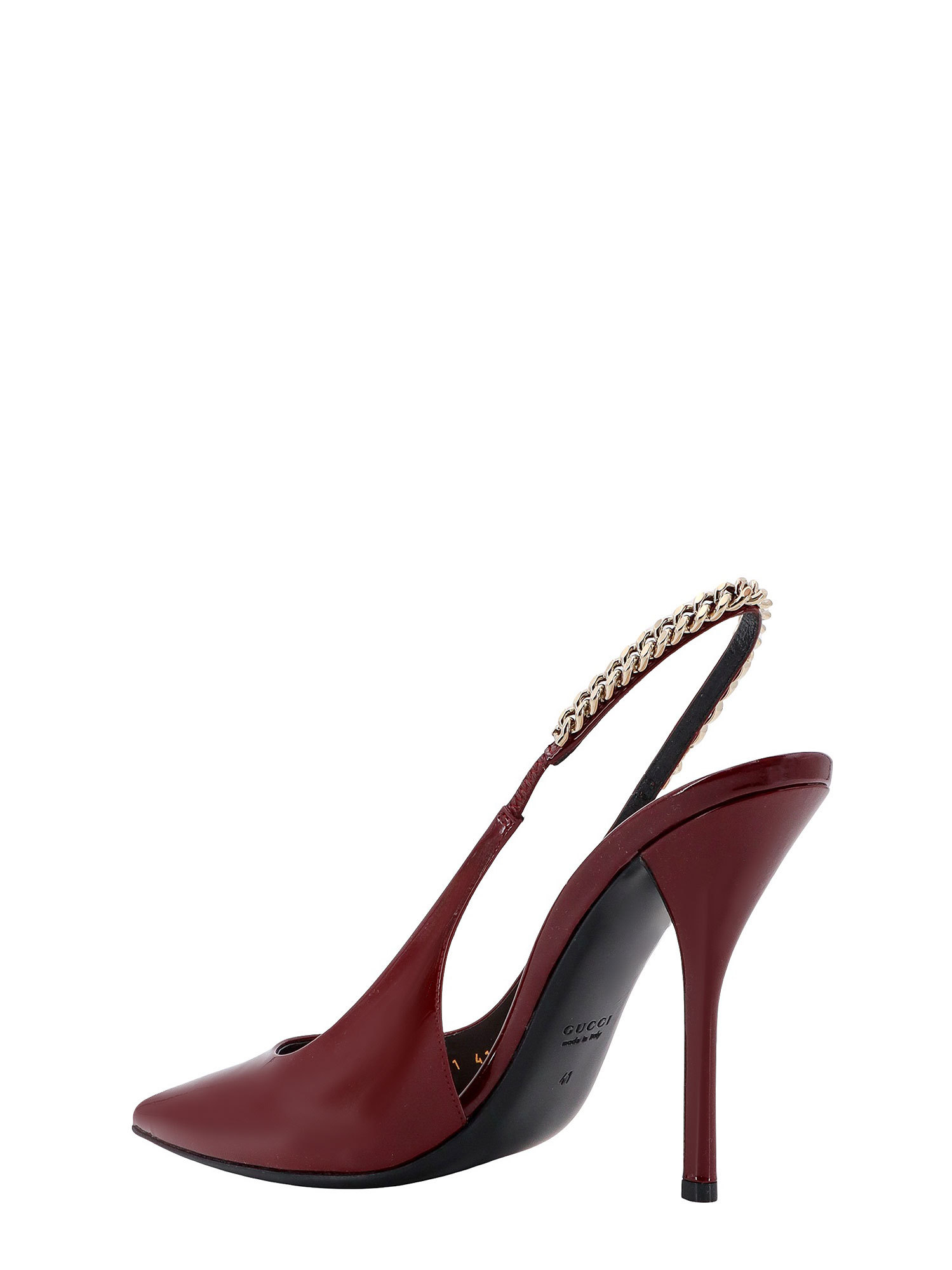 Shop Gucci Signoria Slingback Pump In Red