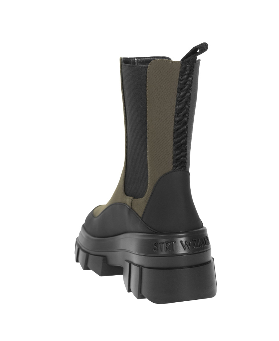 Stuart Weitzman Megalift Chelsea Boot In Black