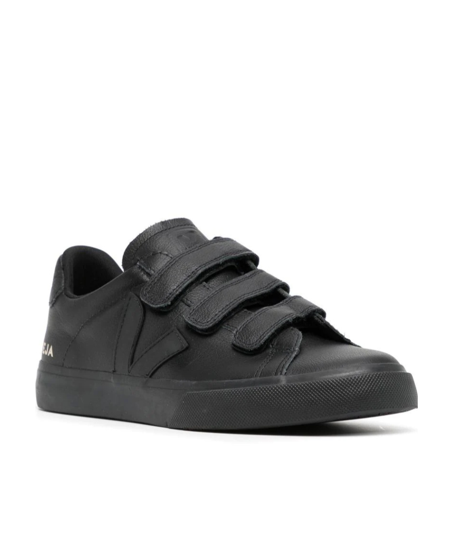 Veja Recife Touch-strap Low-top Sneakers In Black