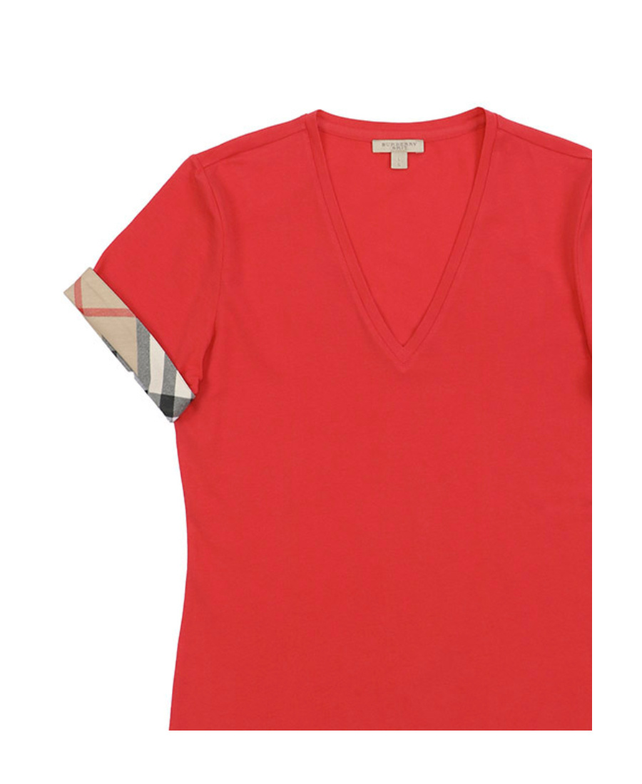 Burberry Short-sleeved T-shirt In Red