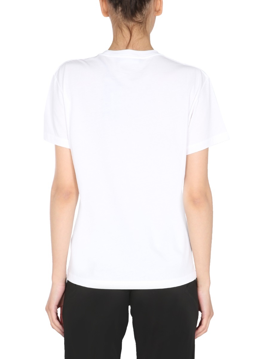 Raf Simons Teenage Dreams-patch Cotton T-shirt In White