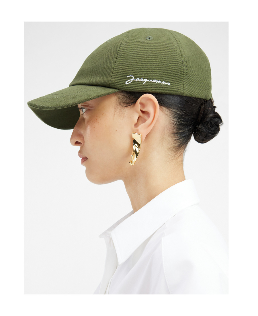 Jacquemus La Casquette Artichaut Baseball Cap In Green