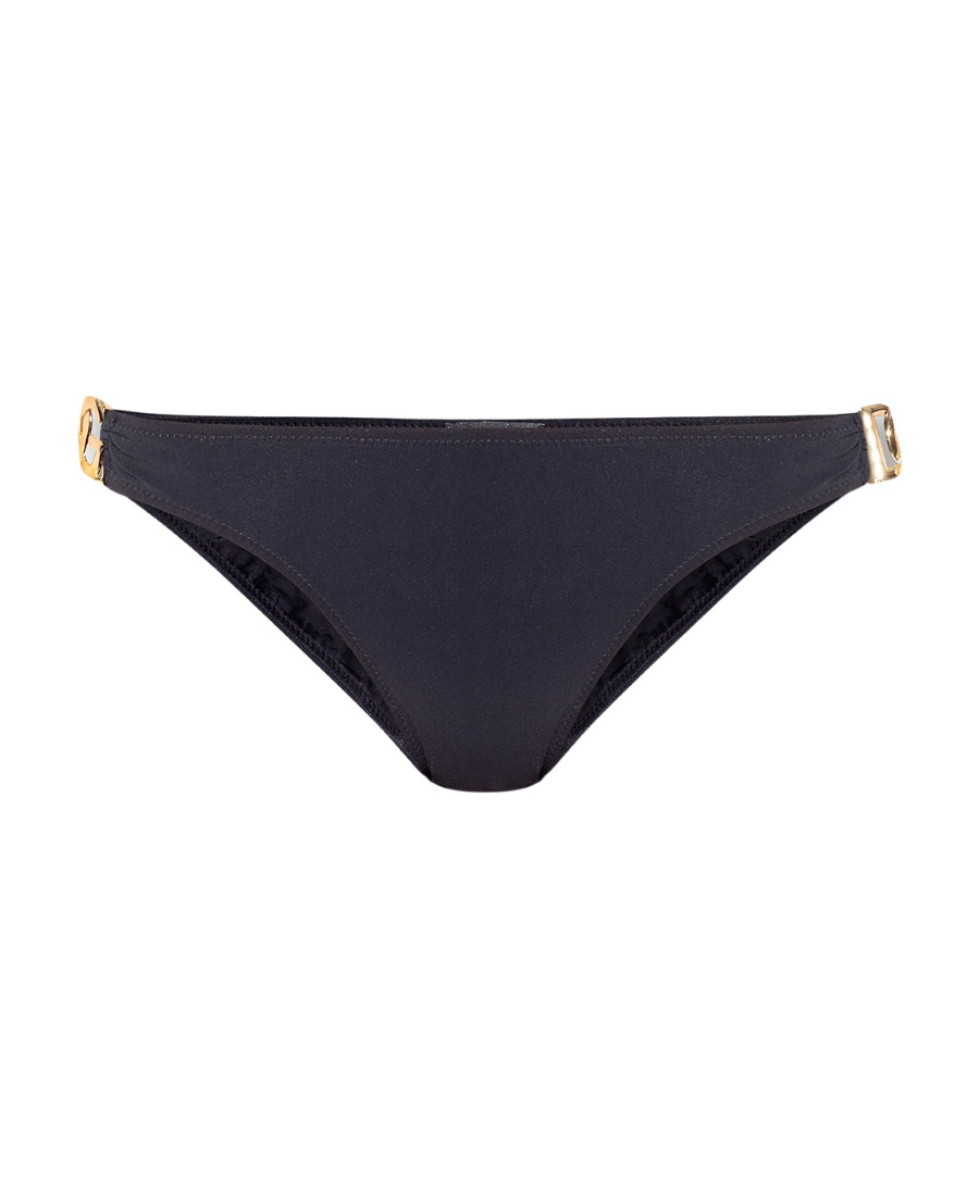 Dolce & Gabbana Logo-detail Bikini Bottoms In Black