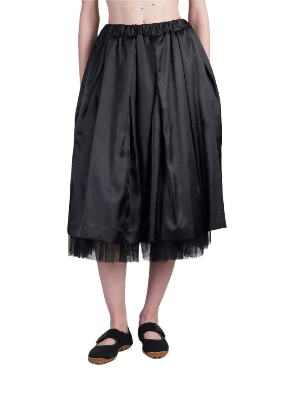 Shop Comme Des Garçons Layered Tulle Skirt