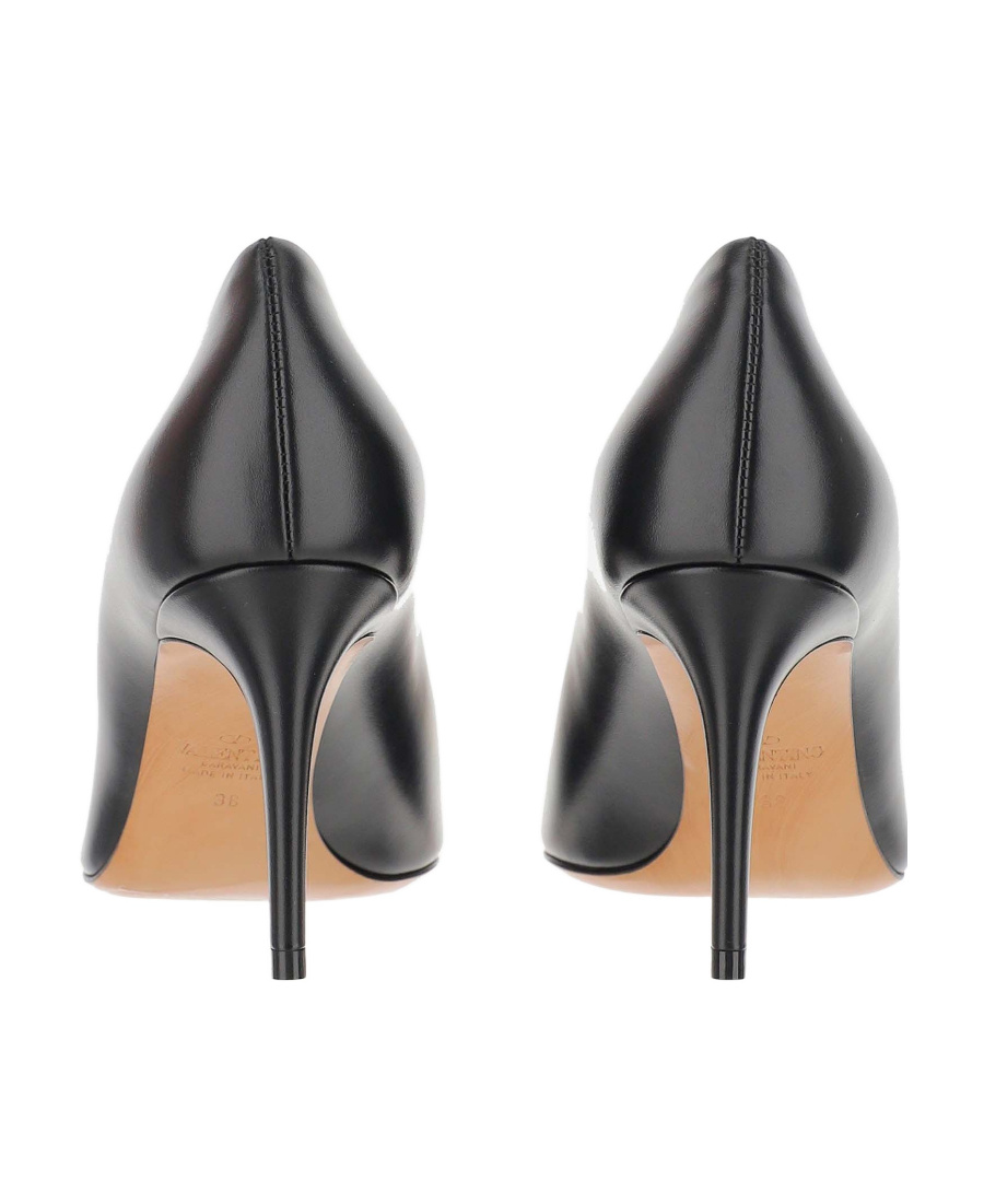 Valentino Garavani Women Black Calfskin Vlogo Signature Pumps