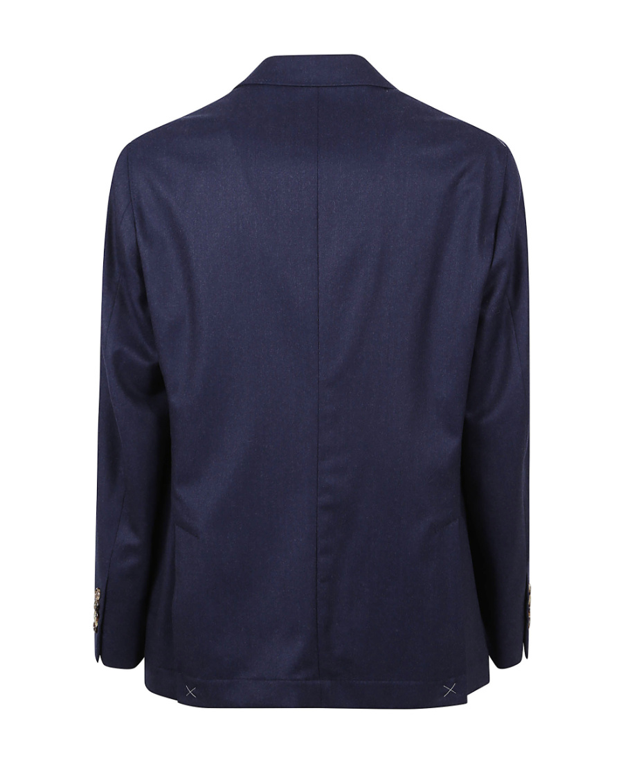 Brunello Cucinelli Single-breasted Wool Suit In Black