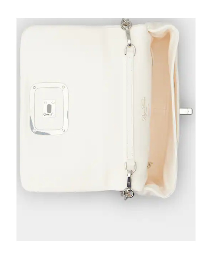 Roger Vivier Viv' Choc Bag In Leather In Nude