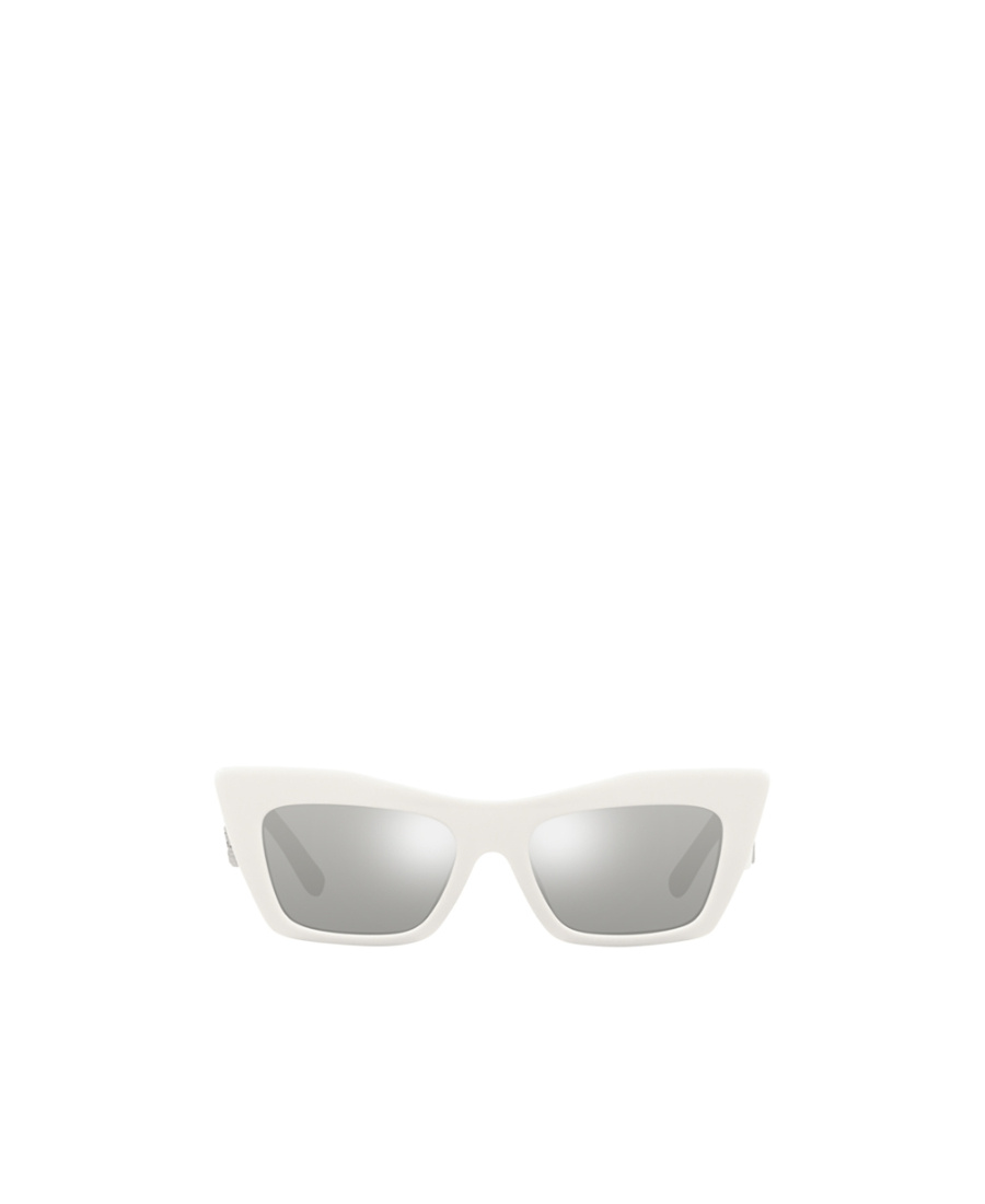 Dolce & Gabbana Cat's Eye Frame Sunglasses In White