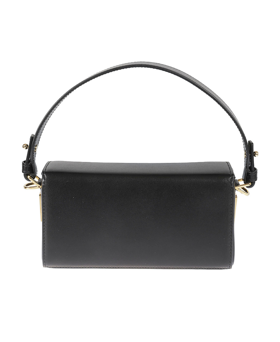 Shop Lanvin Logo Shoulder Bag In Black